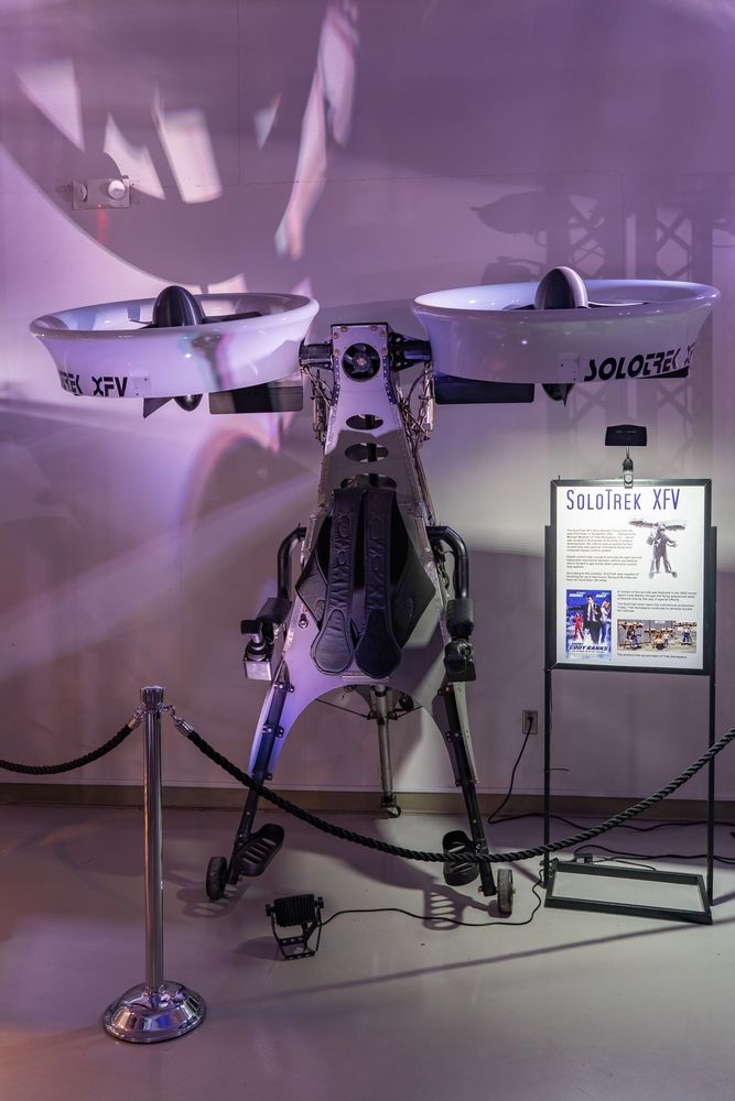 Exhibit at the Hiller Aviation Museum