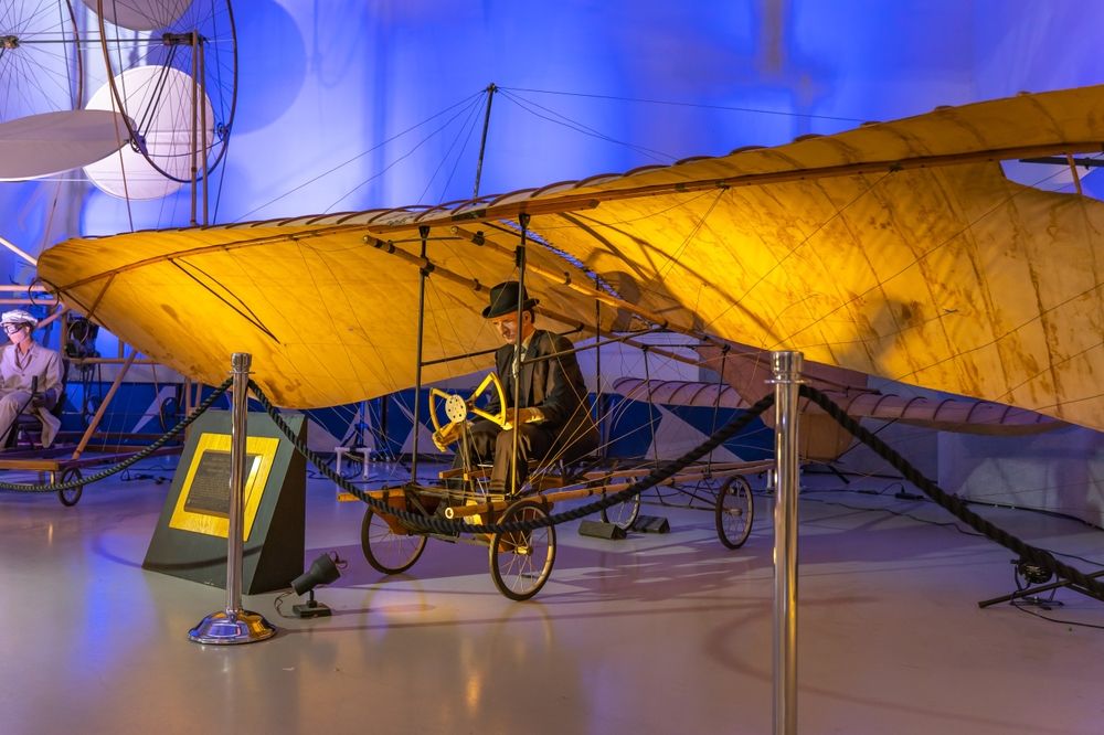 Display at the Hiller Aviation Museum