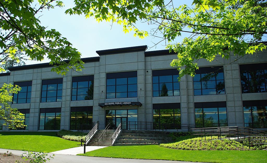 Exterior view of Hillsboro Public Library
