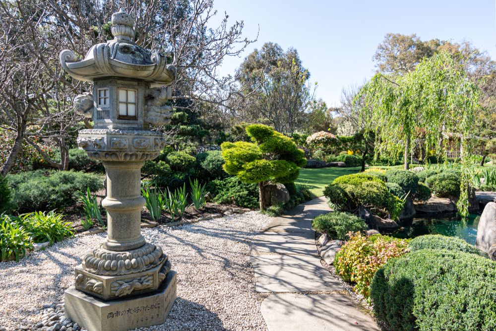 Scenic view of Himeji Garden