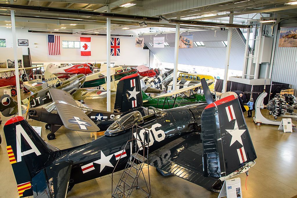 Interior view of the Historic Flight Foundation