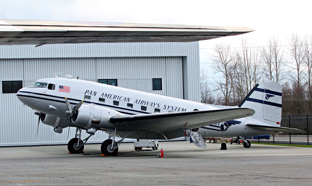 Exterior view of the Historic Flight Foundation