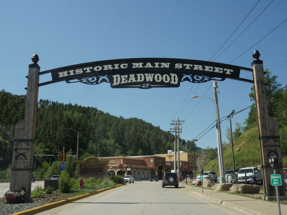 Sign board of Historic Main Street