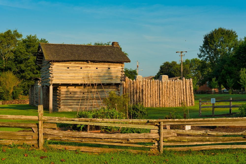 View of Historic Mansker’s Station