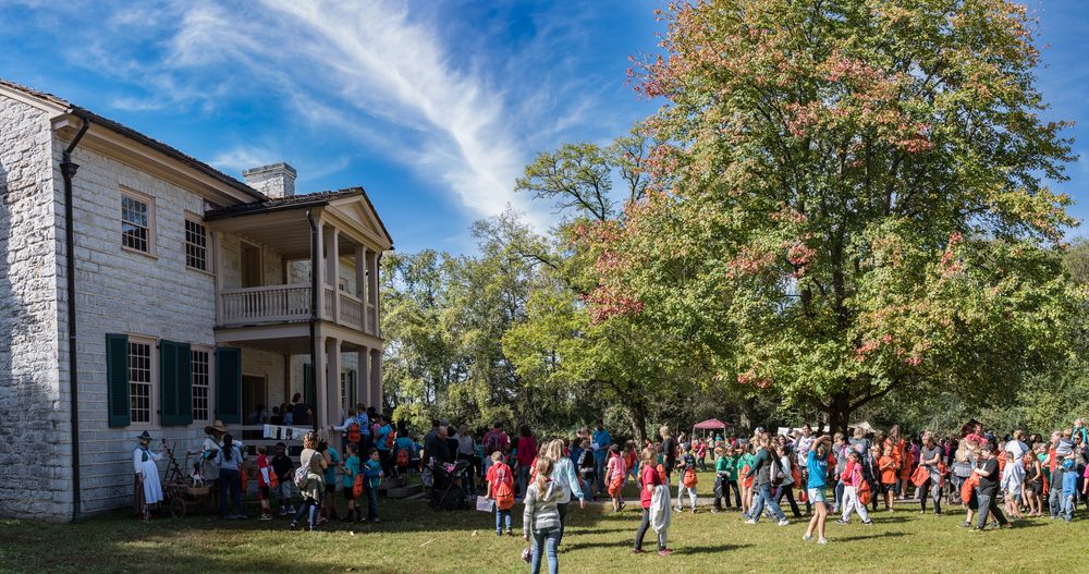 A Crowd at Historic Rock Castle