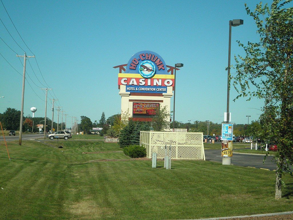 Signage of Ho-Chunk Gaming