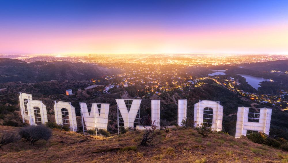 Skyline from Hollywood Sign
