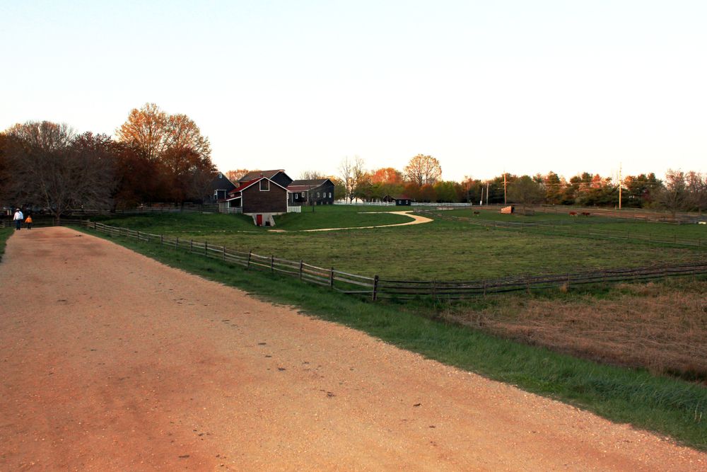 Nature trail along the Holmdel Park