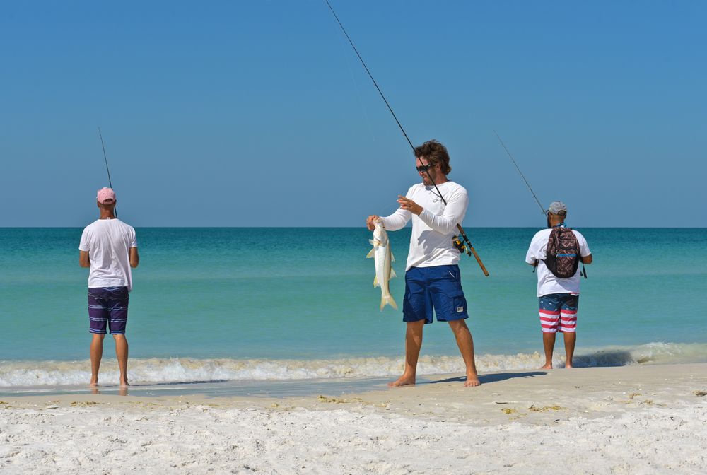 Fishing at Holmes Beach