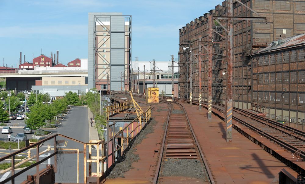 Railway track at Hoover-Mason Trestle