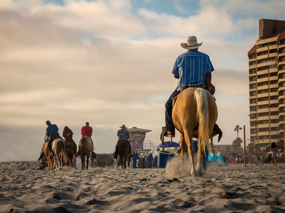 Horseback riding in Rosarito Beach