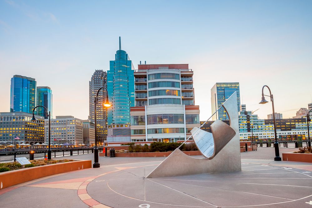 View of Hudson River Waterfront Walkway