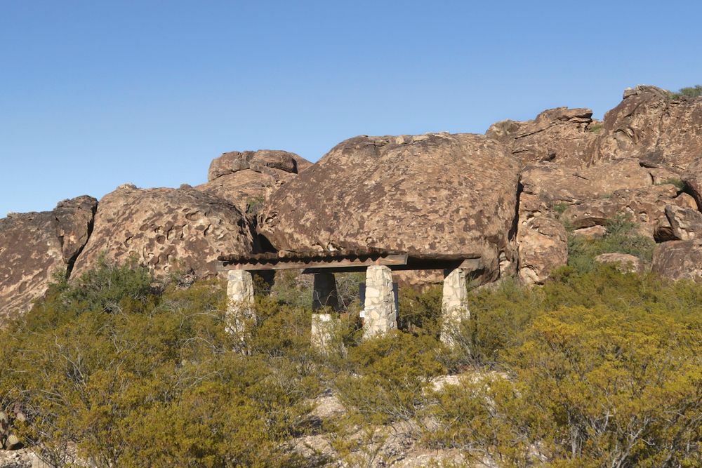 Landscape of the Hueco Tanks State Park & Historic Site