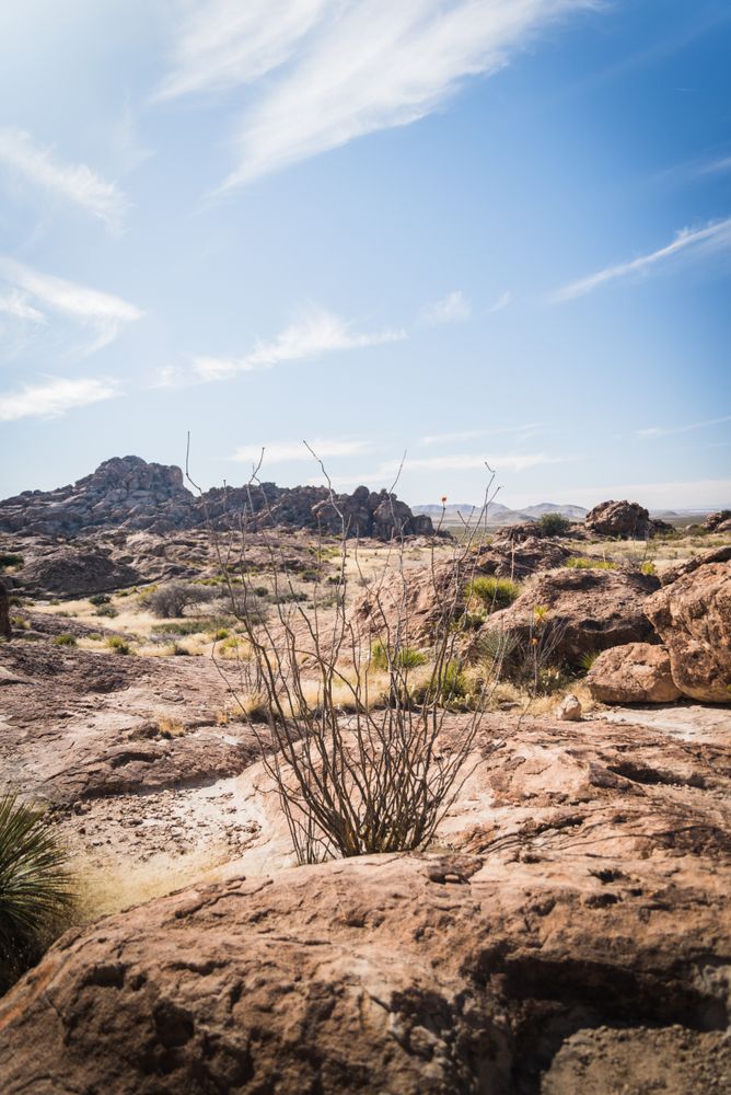 View of the Hueco Tanks State Park