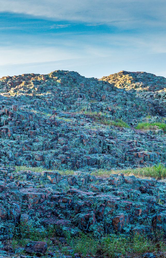 Rock formations at Hughes Mountain Natural Area