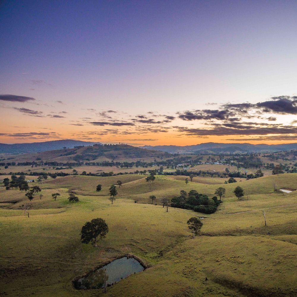 Bird's eye view of Hunter Valley