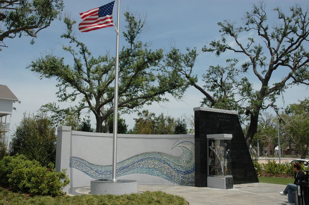 View of Hurricane Katrina Memorial