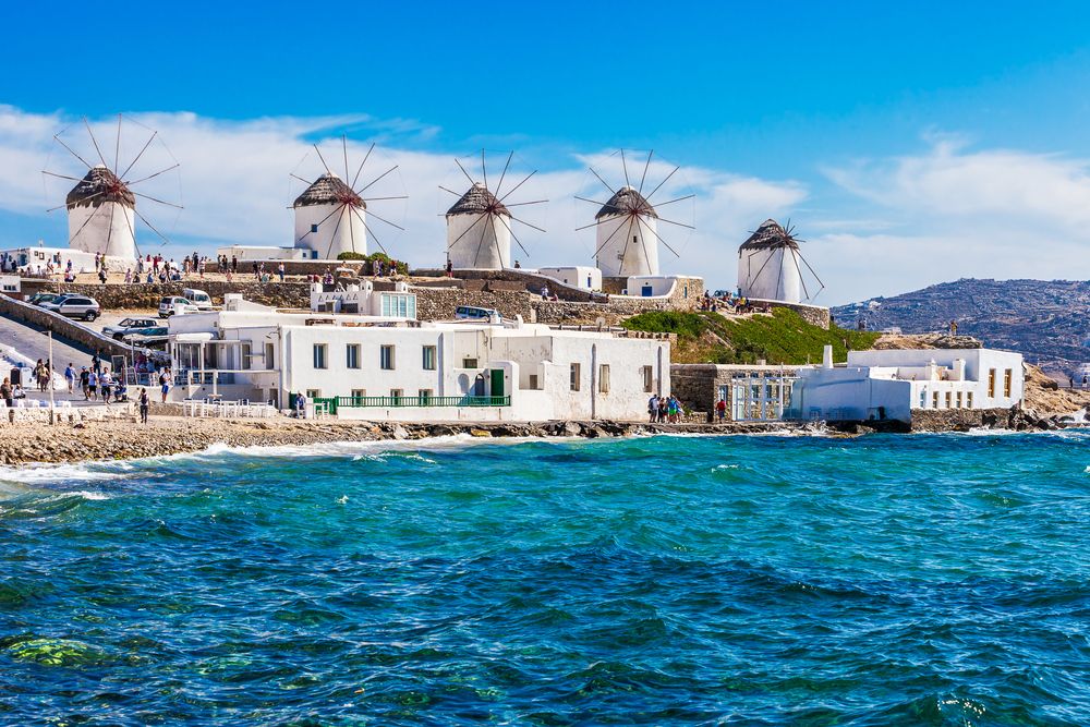 16th Century Windmills Mykonos Greece