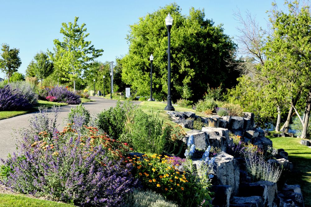Landscape of Idaho Falls Greenbelt