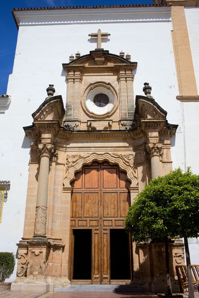 Entrance of Iglesia Mayor De La Encarnacion