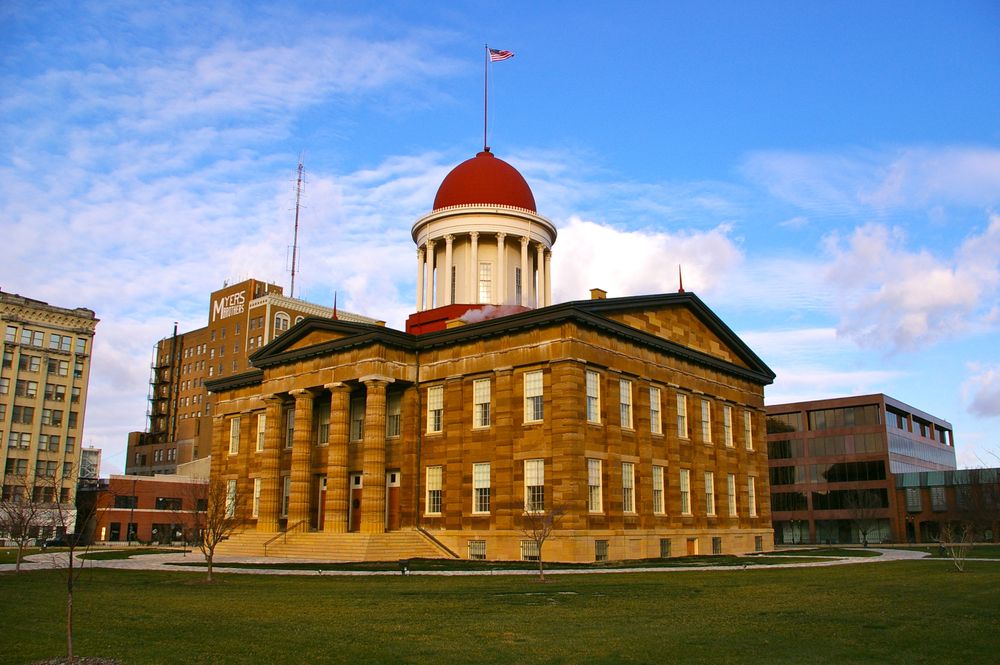 Exterior of Illinois Old State Capital