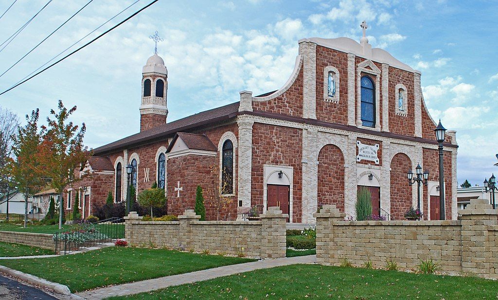 Front View of Immaculate Conception Church