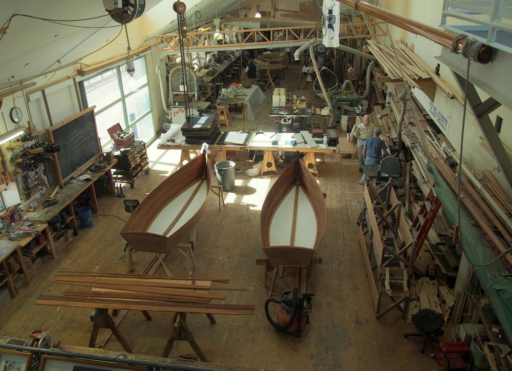 Interior view of the Independence Seaport Museum