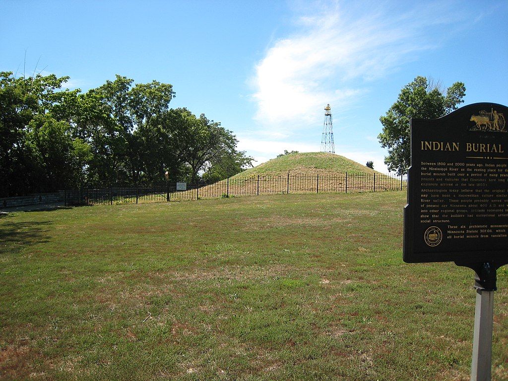 Landscape of the Indian Mounds Regional Park
