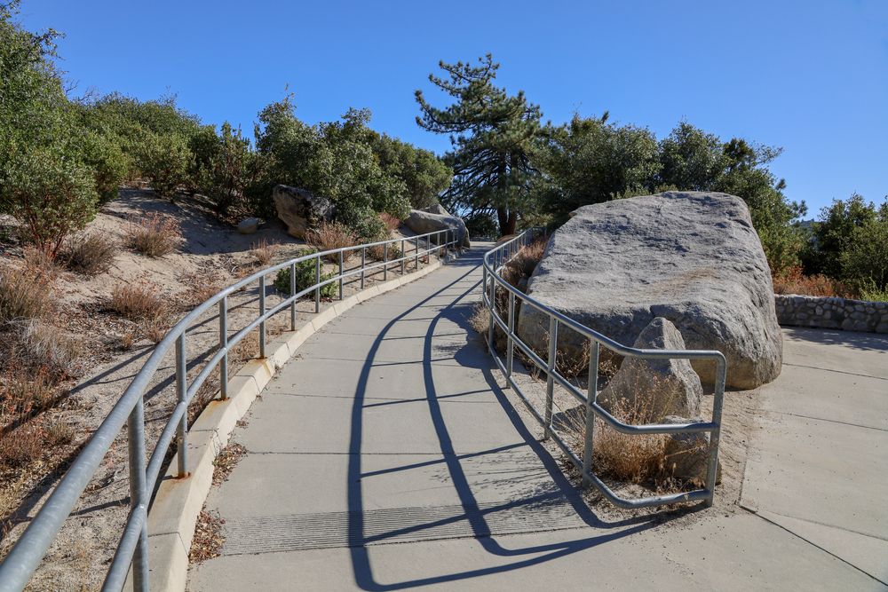 A trail at Indian Vista Scenic Overlook