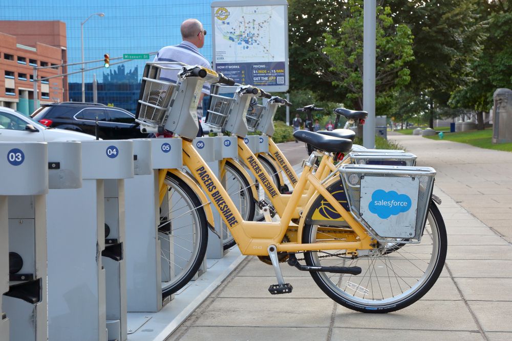 Rental bikes for Indianapolis Cultural Trail