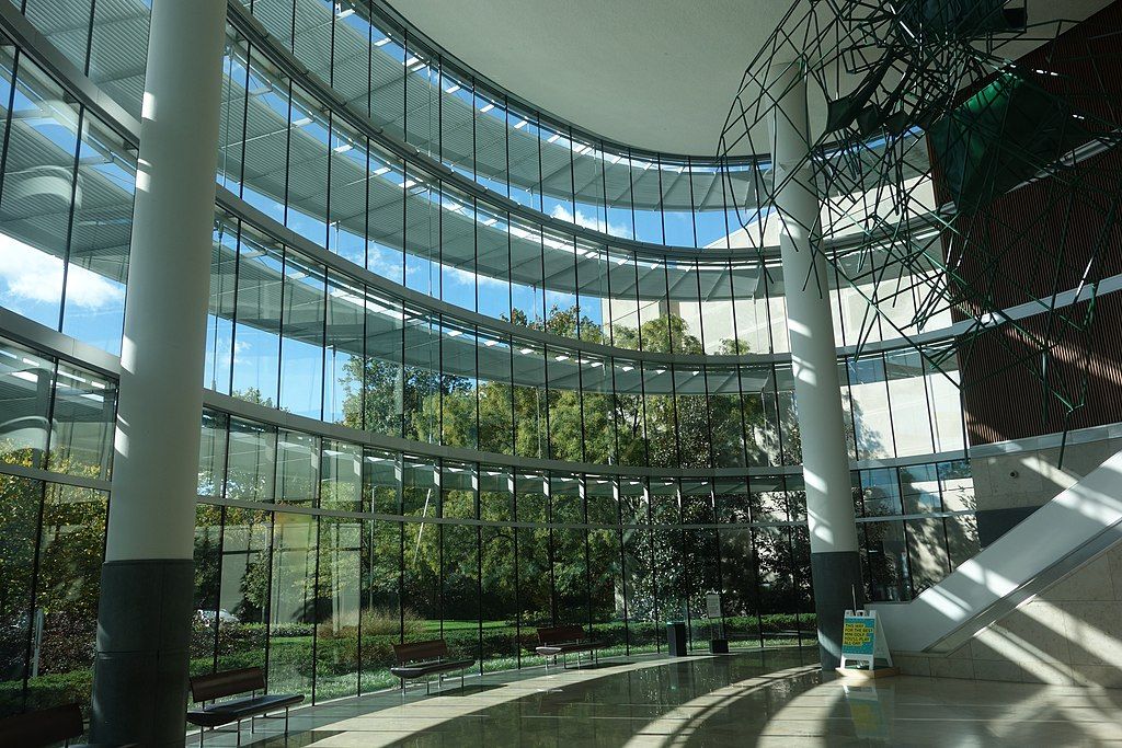 Interior view of the  Indianapolis Museum of Art