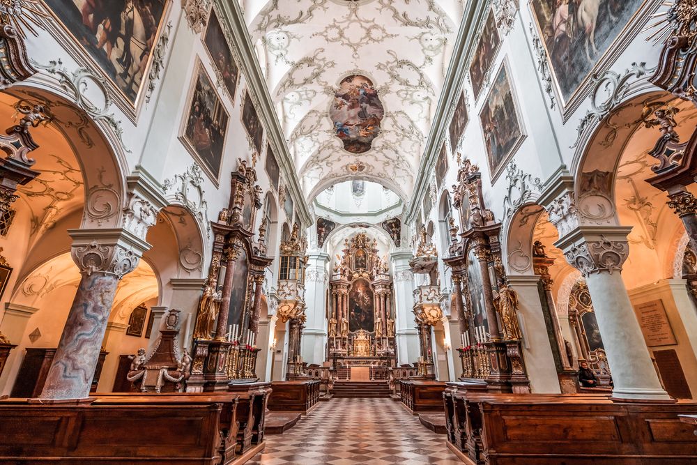 Interior of St.Peter Abbey