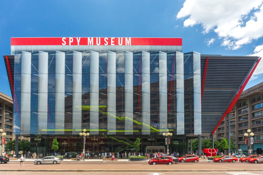 Exterior view of International Spy Museum