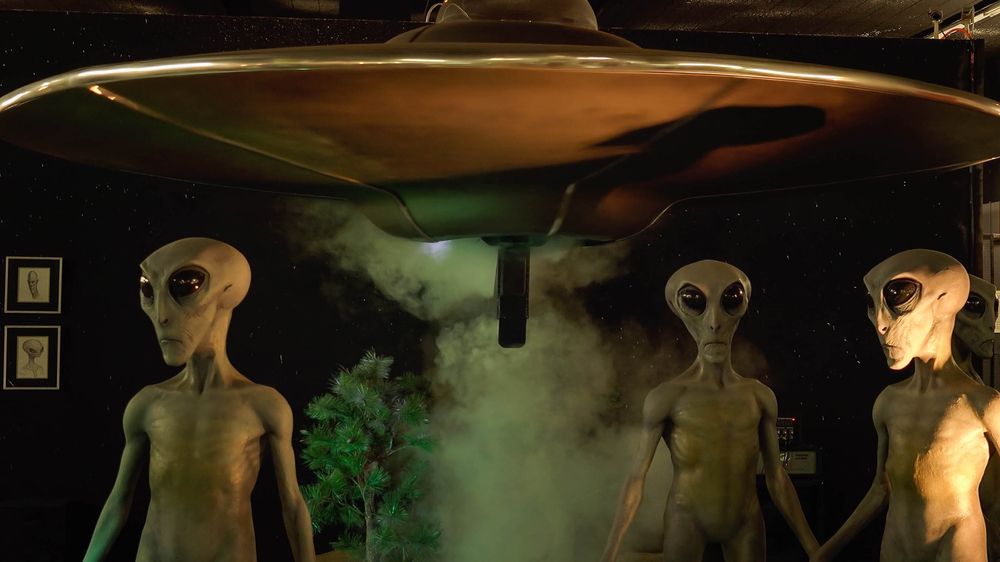 Display of Aliens at International UFO Museum And Research Center
