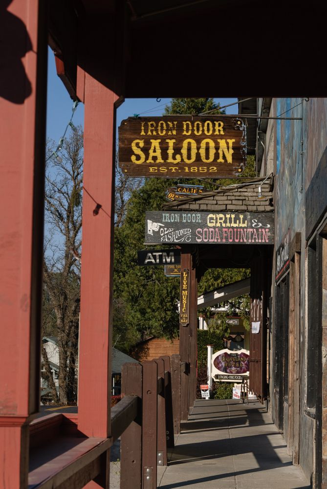 Exterior View of Iron Door Saloon