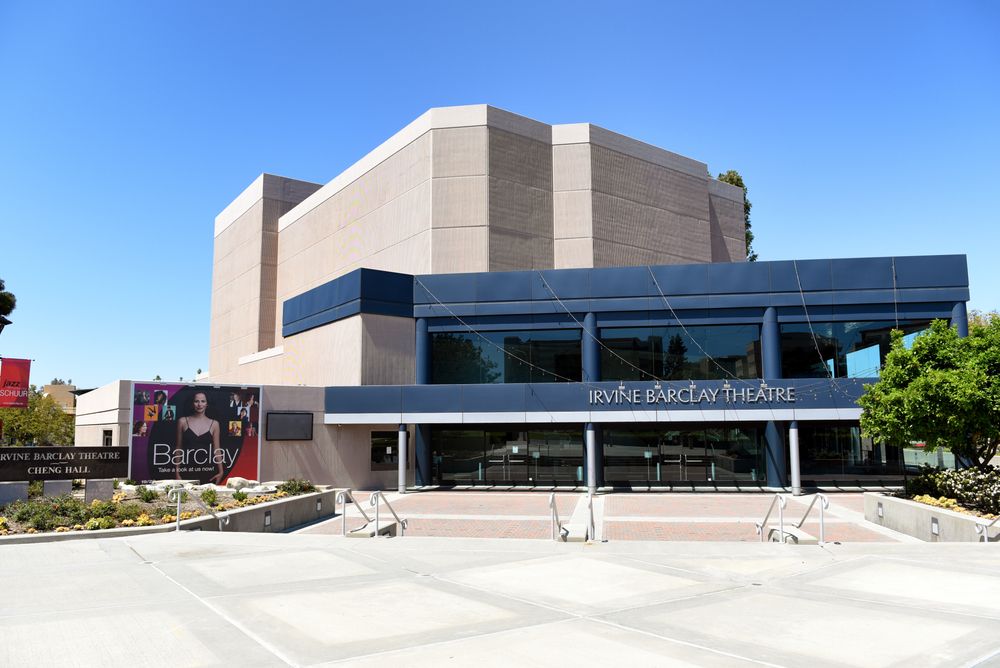 Exterior of Irvine Barclay Theatre