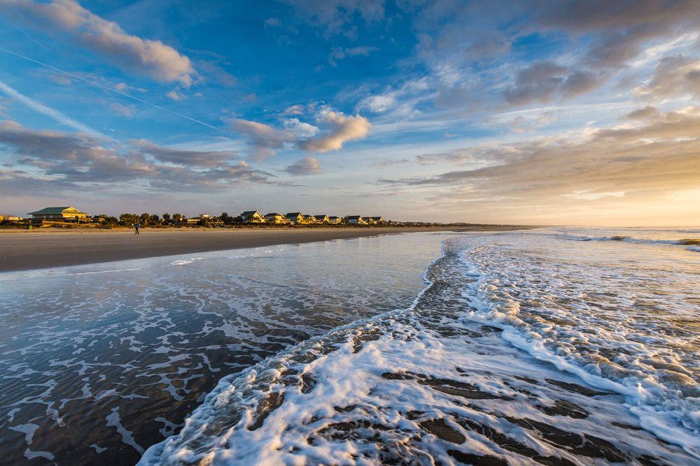 The waters of Isle of Palms Beach