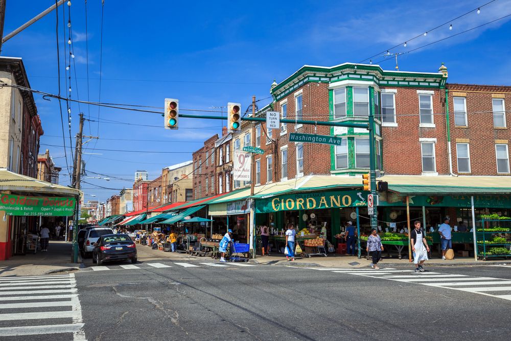 Street view of Italian Market