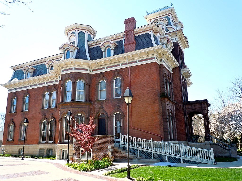 Front View of Jacob Henry Mansion Estate