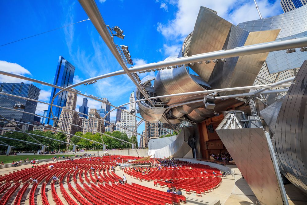 View of Jay Pritzker Pavilion