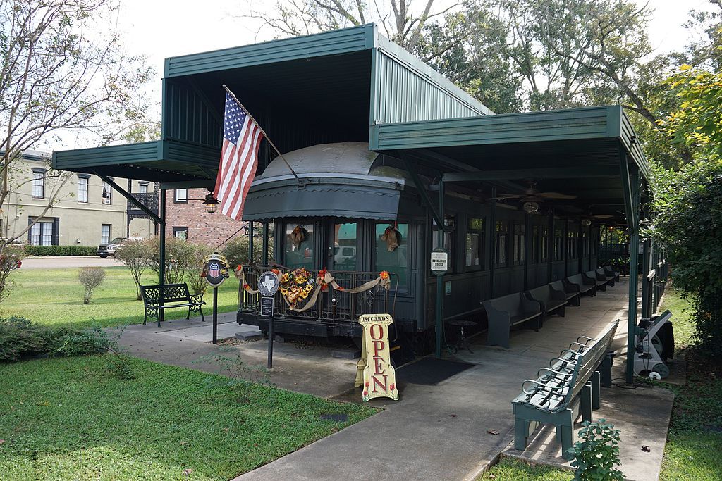 View of Jay Gould Railroad Car