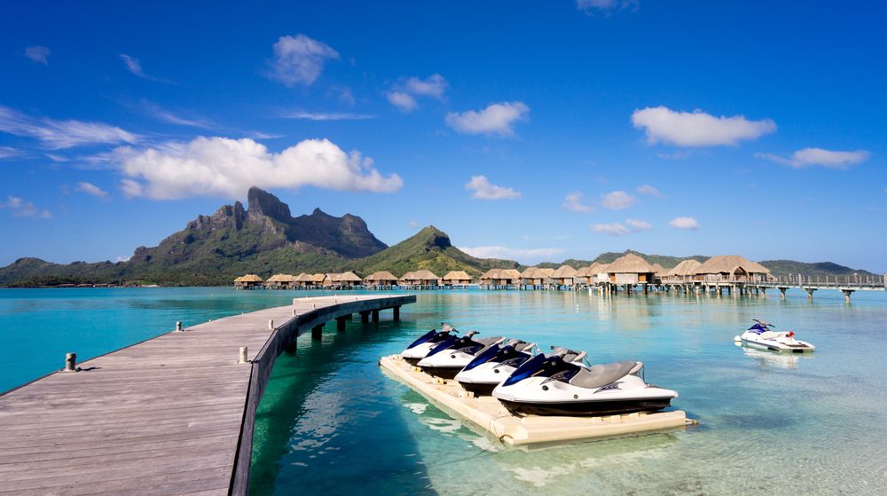 Jet Skiing in Bora Bora