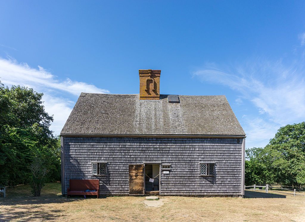 Exterior view of the Jethro Coffin House