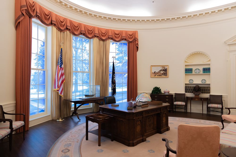 Interior view of Jimmy Carter Presidential Library and Museum