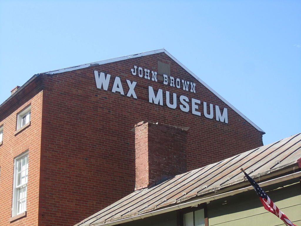 Sign board of John Brown Wax Museum