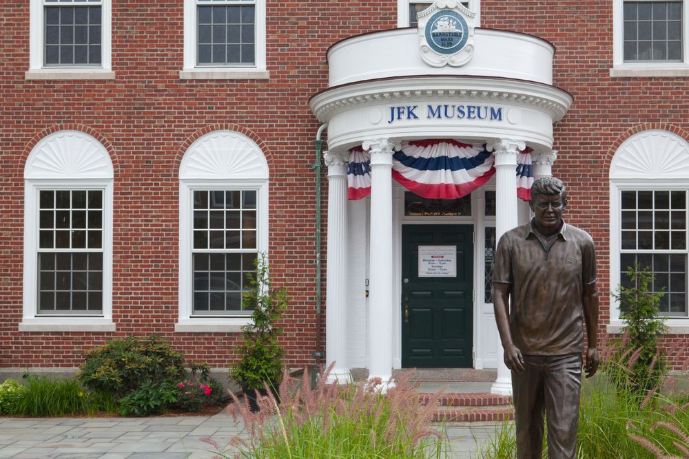Exterior of John F Kennedy Hyannis Museum