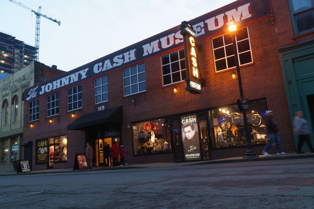 Exterior view of the Johnny Cash Museum