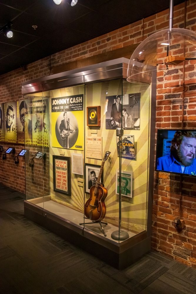 Exhibits at the Johnny Cash Museum