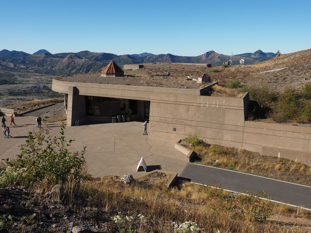 Exterior view of Johnston Ridge Observatory