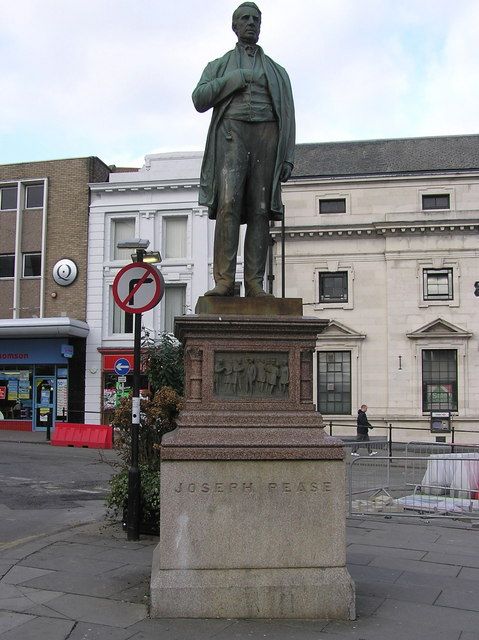 Statue of Joseph Pease at Darlington